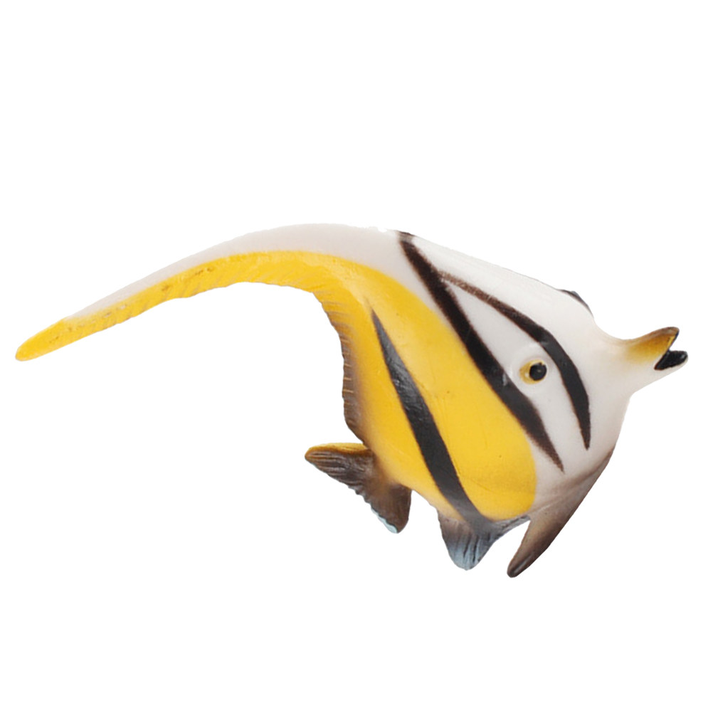 Marine Aquarium Home - Lifelike Angelfish Plastic Aquarium Decor Marine