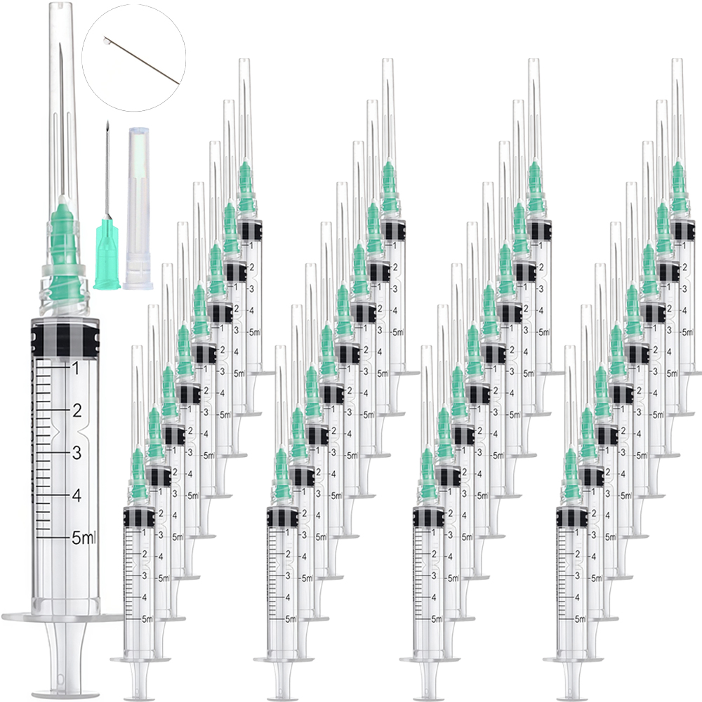 Aquarium Marine Plants - 50 Pieces of 5ml Luer-Lock Syringes,