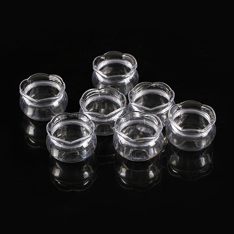 Aquarium Marine Plants - Simulated Plastic Transparent Mini Lace Vase