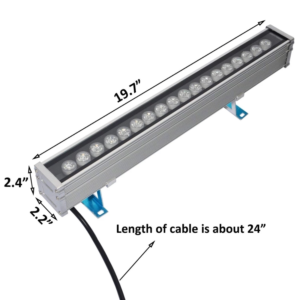 9w 12w 18w 36w 72w LED Wall wa - Actinic Blue Led reseña y precio
