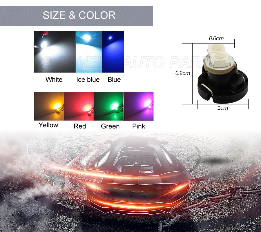 10Pcs/Lot NW6 T4.2 2SMD LED In - Actinic Blue Led reseña y precio