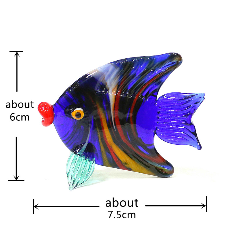 Murano Glass Sea Fish Mini Fig - Marine Aquarium Home reseña y precio