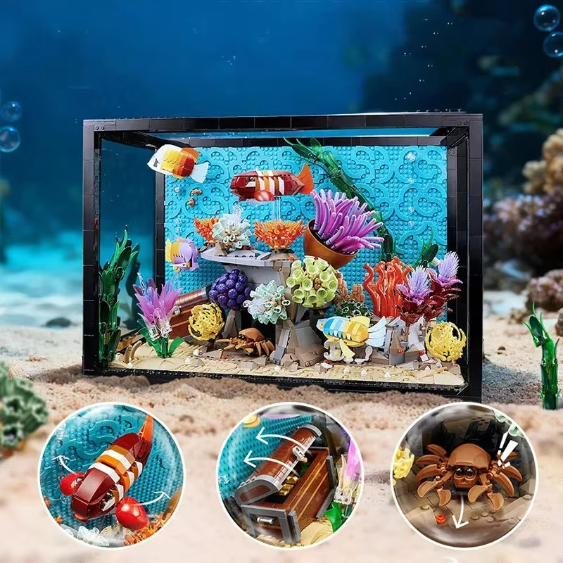 New tropical aquarium fish tan - Marine Aquarium Home reseña y precio
