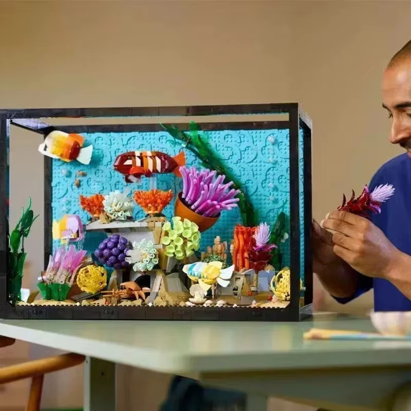 New tropical aquarium fish tan - Marine Aquarium Home reseña y precio