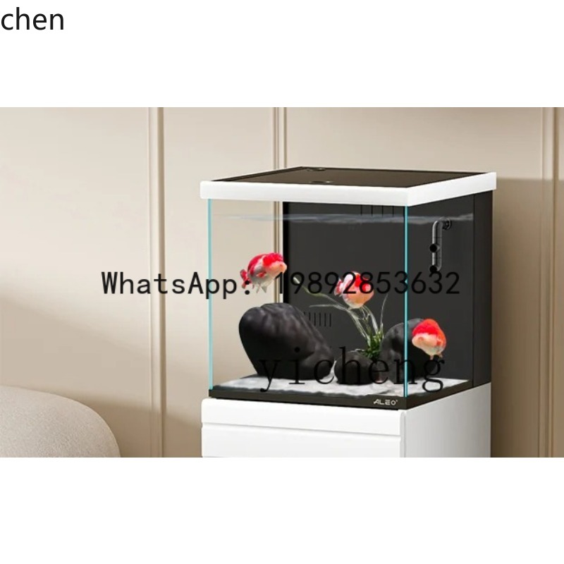 HT  Living Room Small Ultra-cl - Marine Aquarium Home reseña y precio