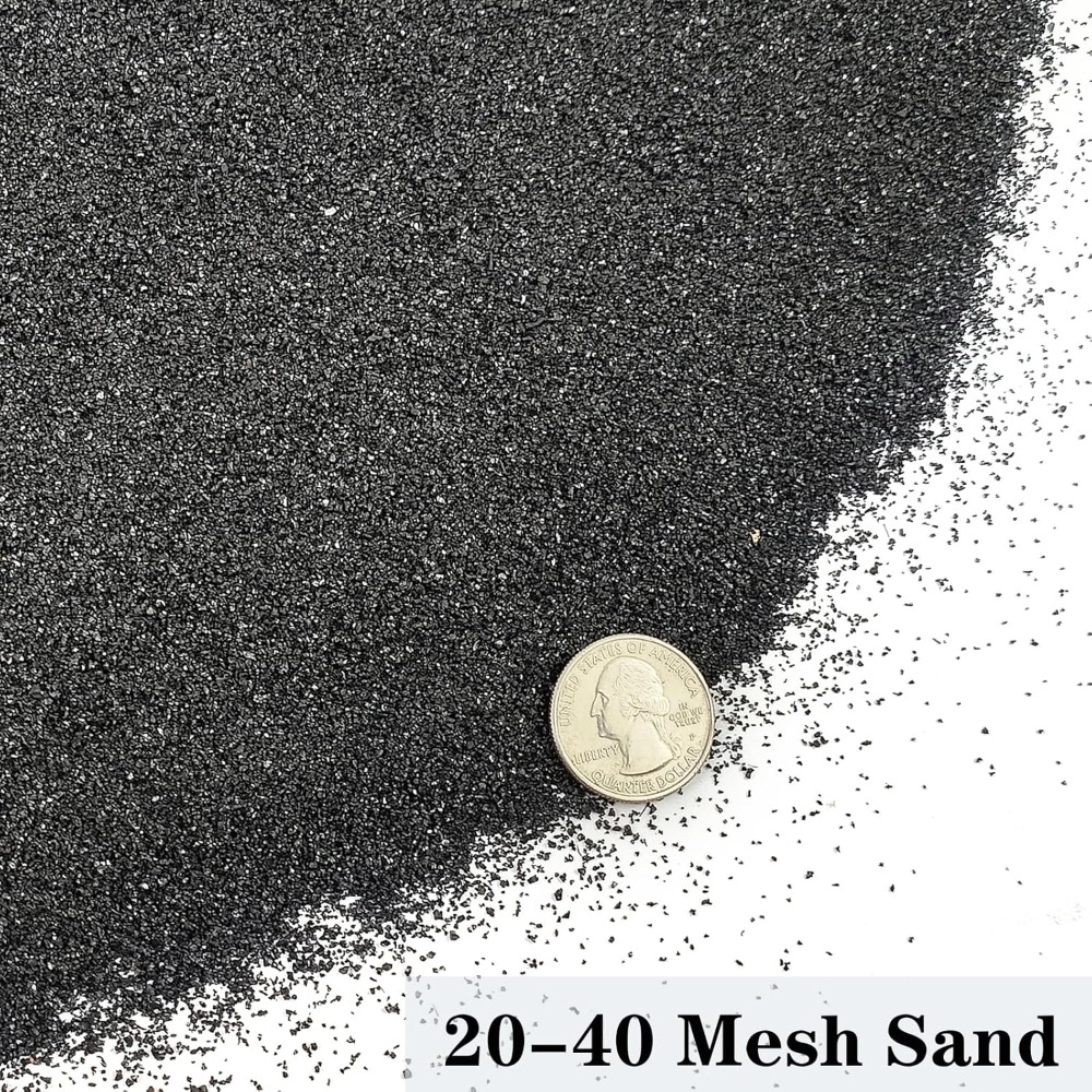Black Aquarium Sand 2lbs, Fine - Aquarium Marine Plants reseña y precio