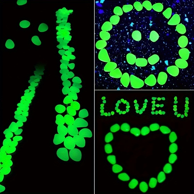 Glowing pebbles100-500pcsLumin - Aquarium Marine Plants reseña y precio