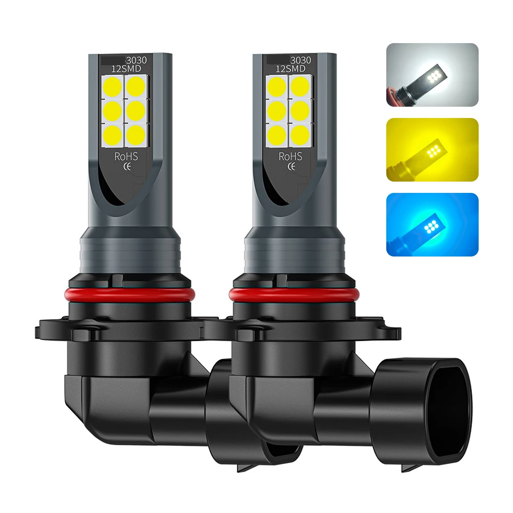 2Pcs H8 H11 LED Bulb 9005 HB3  - Actinic Blue Led reseña y precio
