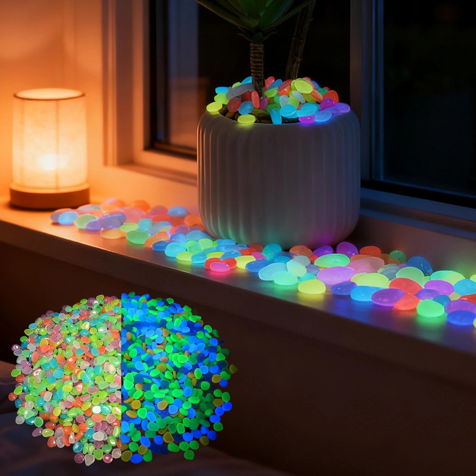 Potted Plants Glow In The Dark - Aquarium Marine Plants reseña y precio