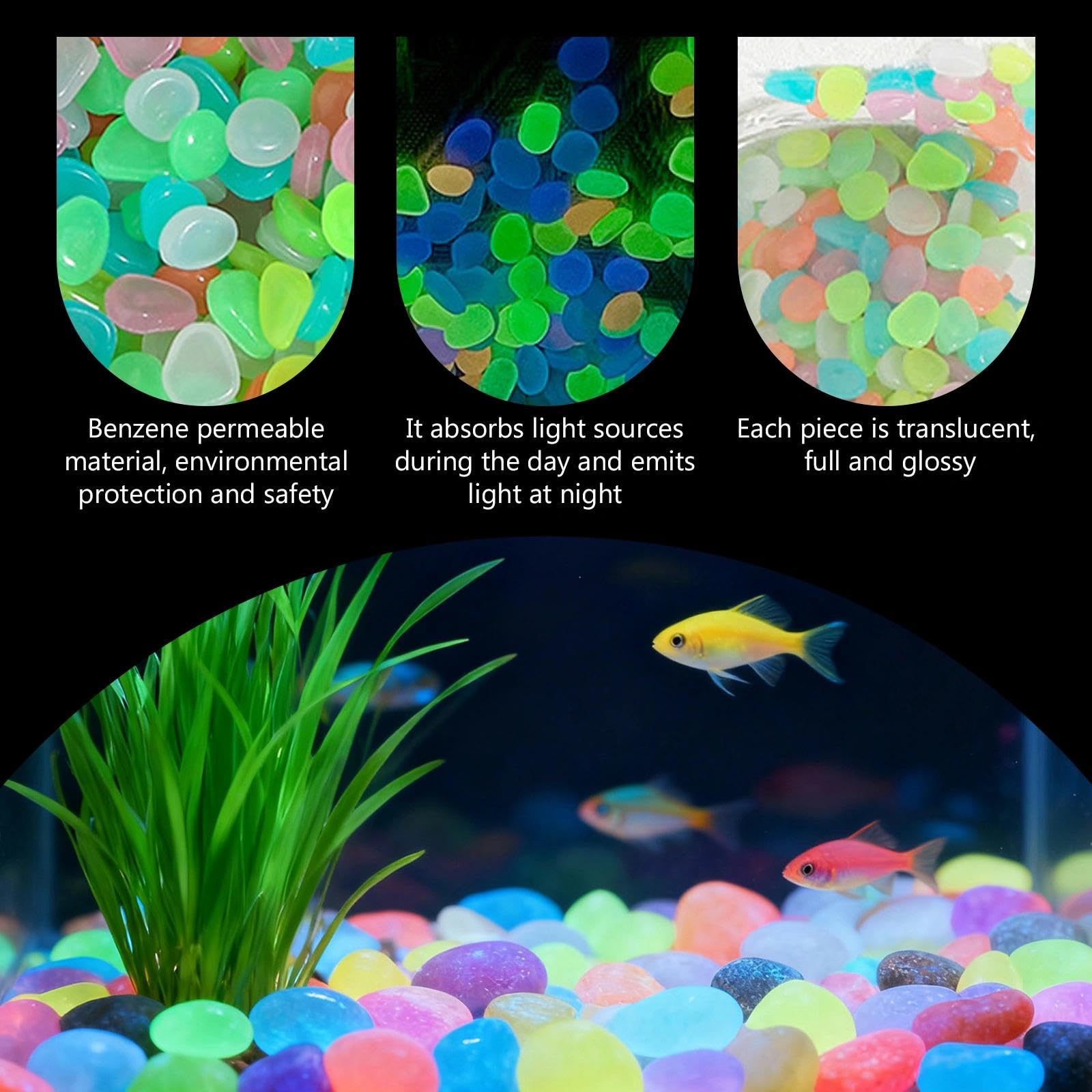 Potted Plants Glow In The Dark - Aquarium Marine Plants reseña y precio