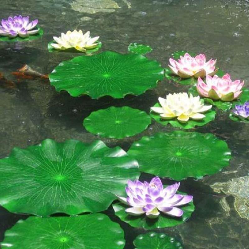 2026 Artificial Water Lily Lot - Aquarium Marine Plants reseña y precio