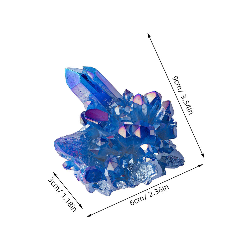 Natural Aquamarine Crystal Clu - Aqua Marine Tank reseña y precio