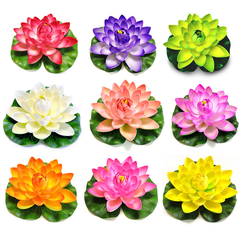 10cm/18cm Artificial Lotus Fak - Aquarium Marine Plants reseña y precio