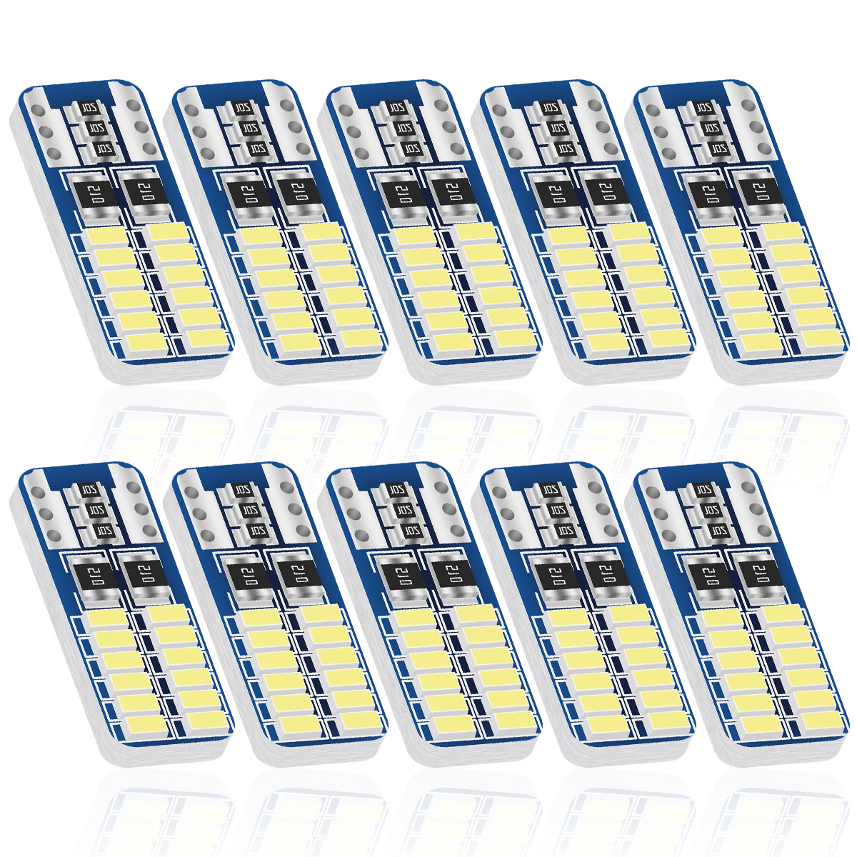 2/6/10/20PCS T10 W5W LED Car I - Actinic Blue Led reseña y precio