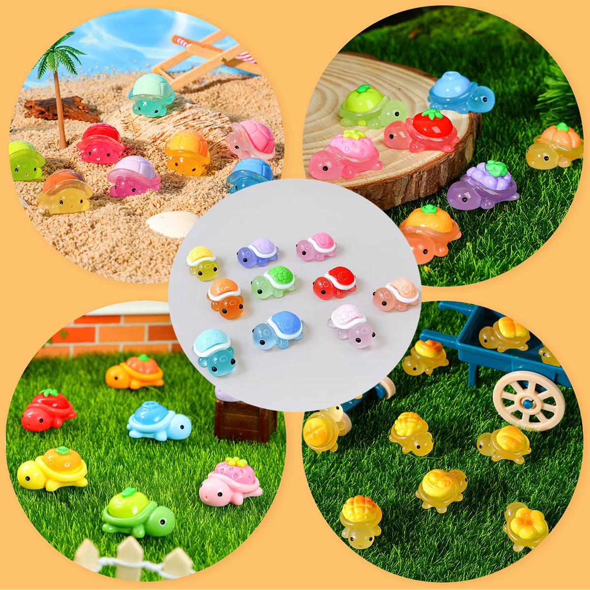 Mini Ocean Resin Turtle Animal - Marine Aquarium Home reseña y precio