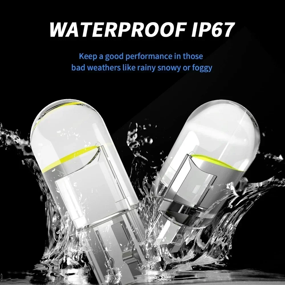 Wholesale T10 W5W W3W Led COB  - Actinic Blue Led reseña y precio