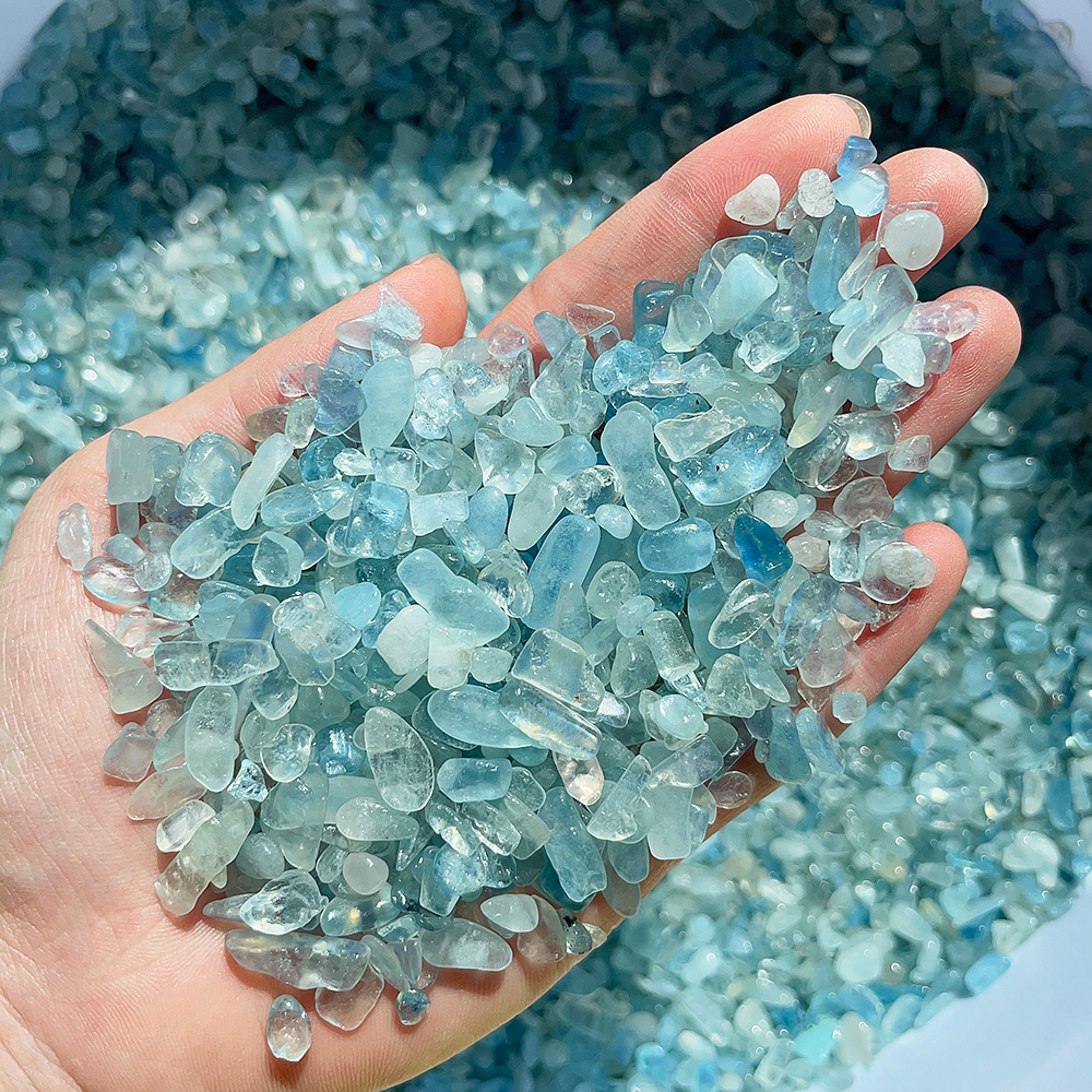 50g 5-7mm Natural Aquamarine Q - Aqua Marine Tank reseña y precio