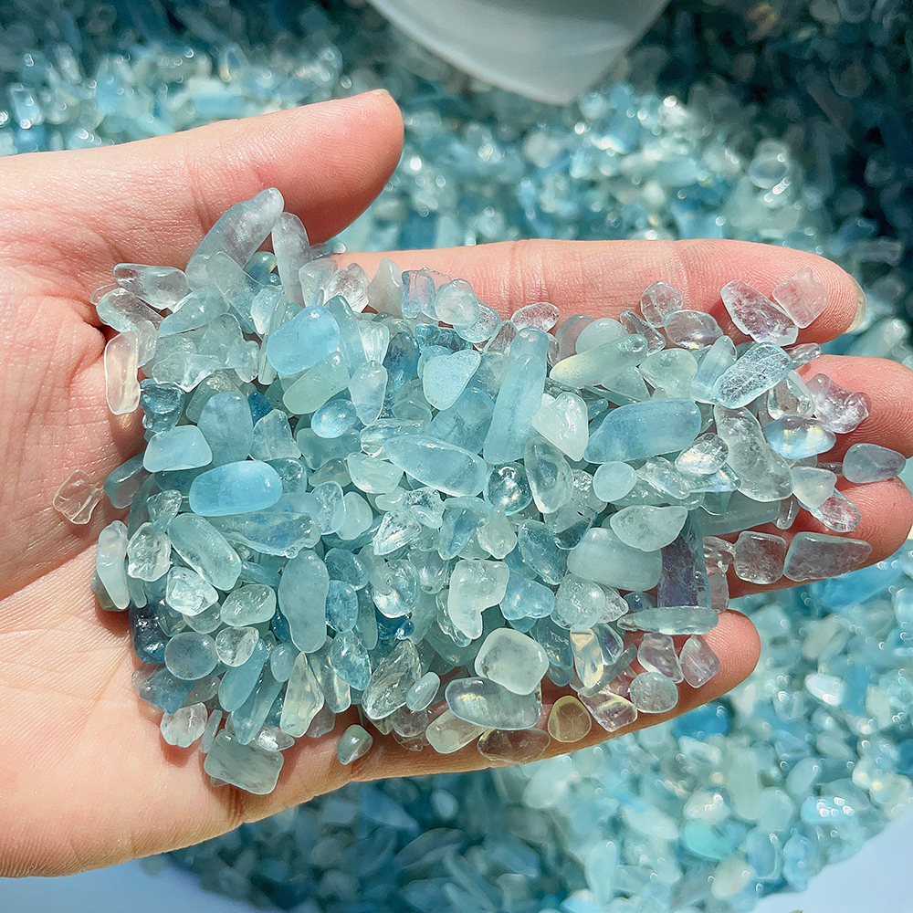 50g 5-7mm Natural Aquamarine Q - Aqua Marine Tank reseña y precio