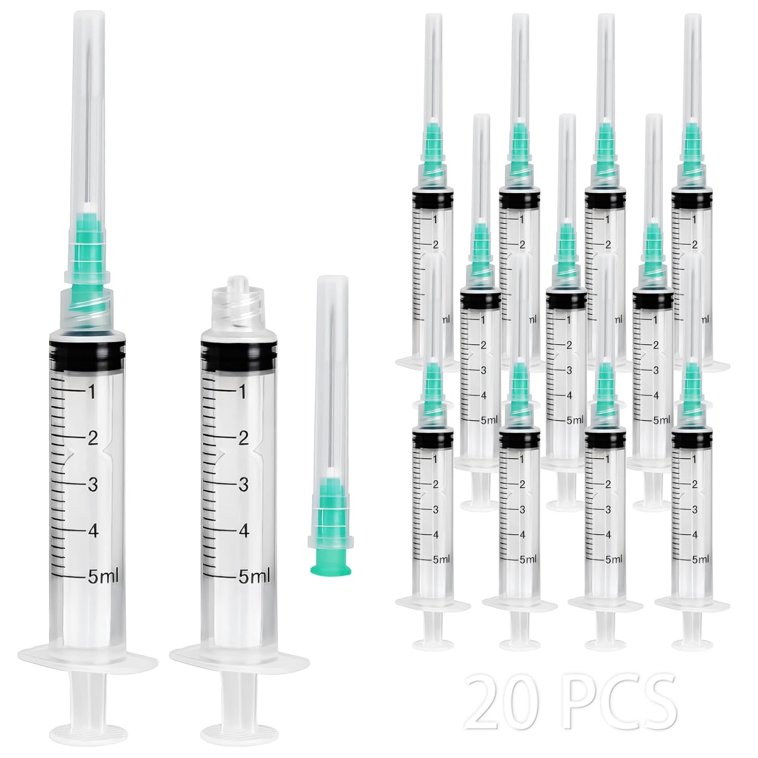 50 Pieces of 5ml Luer-Lock Syr - Aquarium Marine Plants reseña y precio