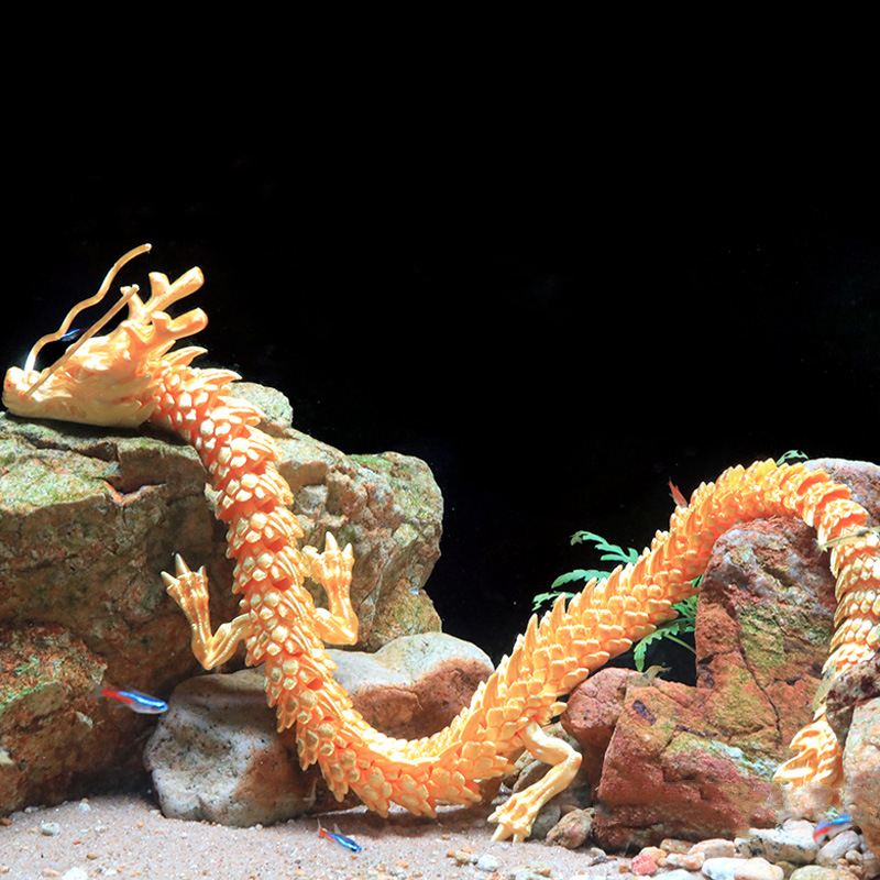 3D Printed Conjoined Dragon Or - Aquarium Marine Plants reseña y precio