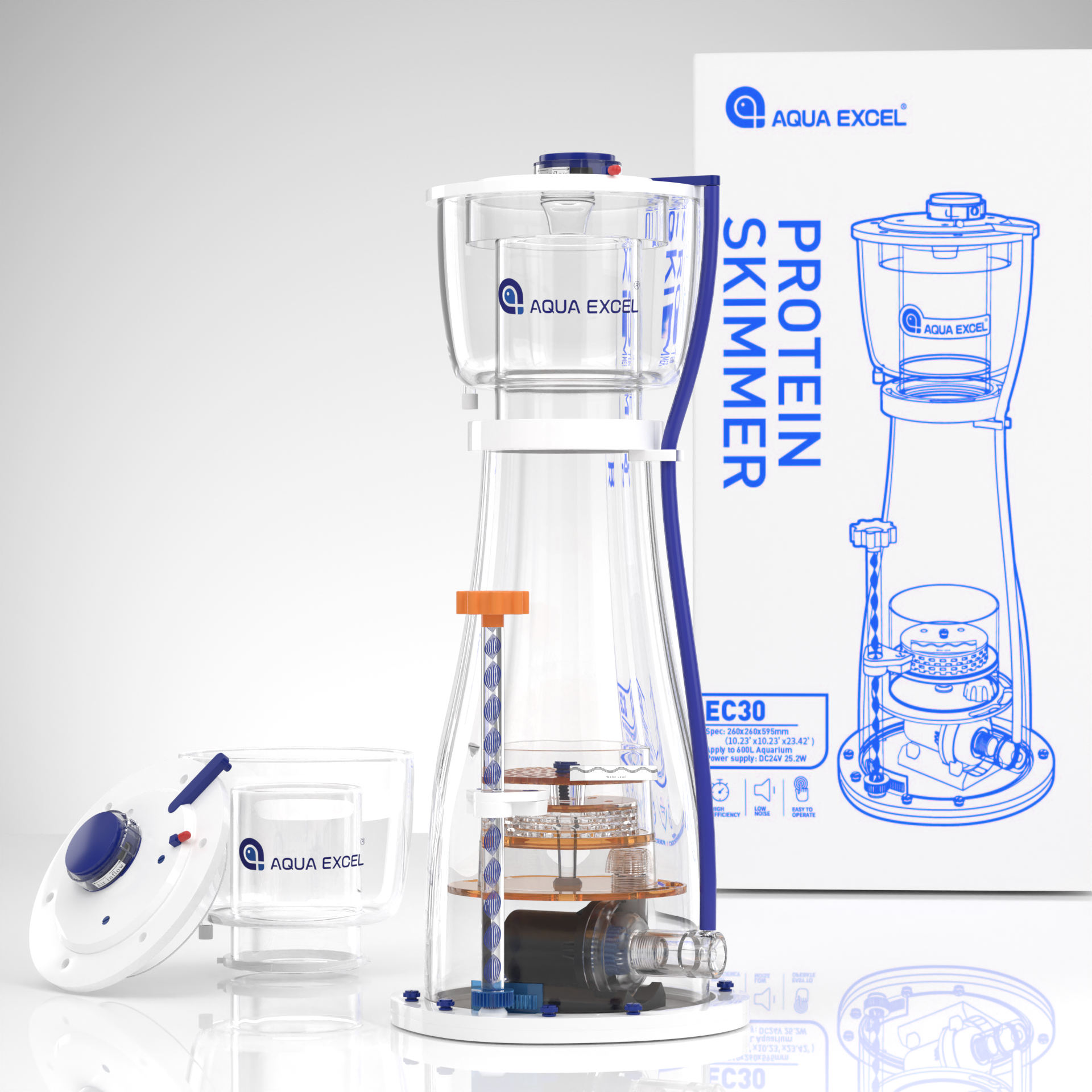 AQUA EXCEL EC Series Smart WIF - Aqua Marine Tank reseña y precio