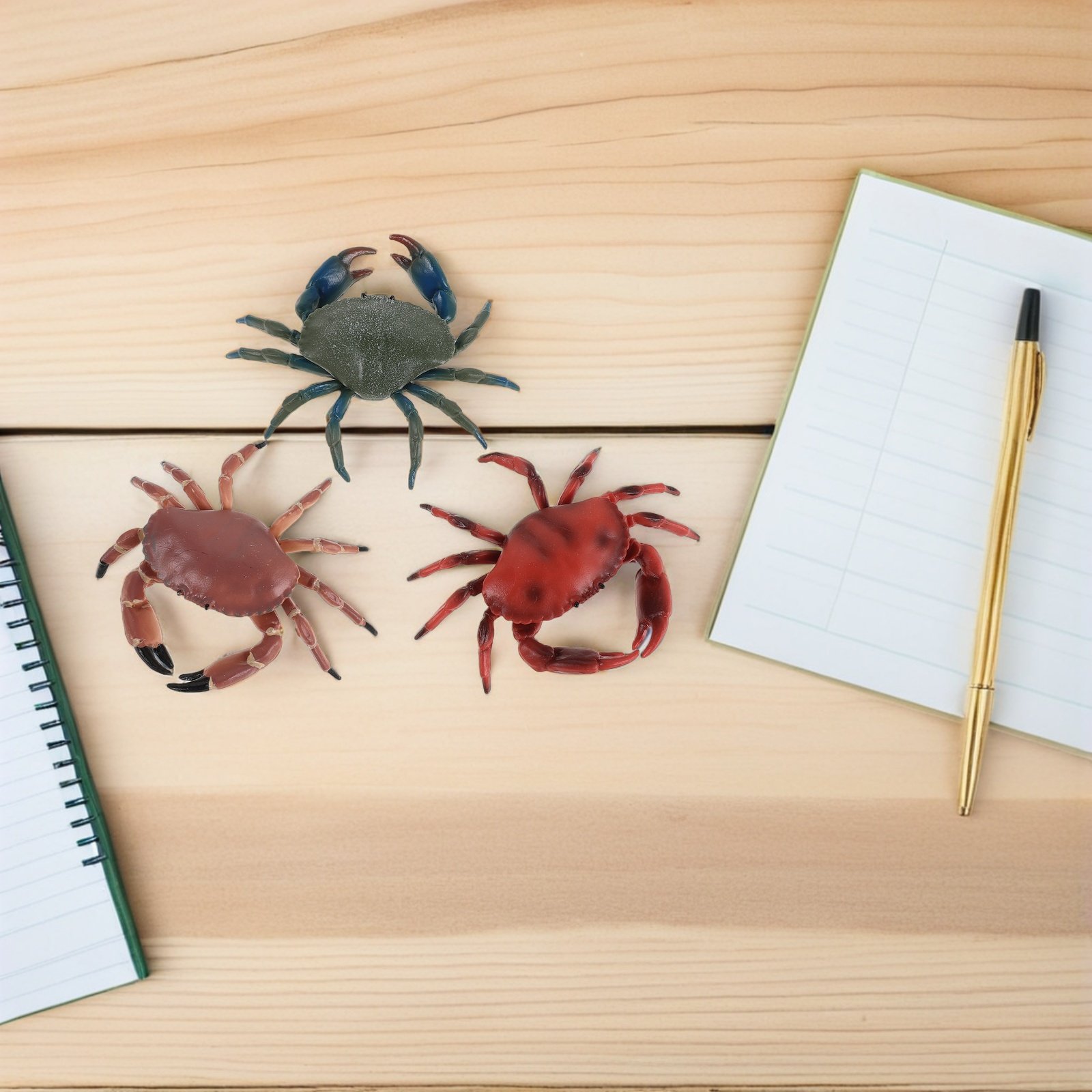 3Pcs Realistic Plastic Crab Fi - Marine Aquarium Home reseña y precio