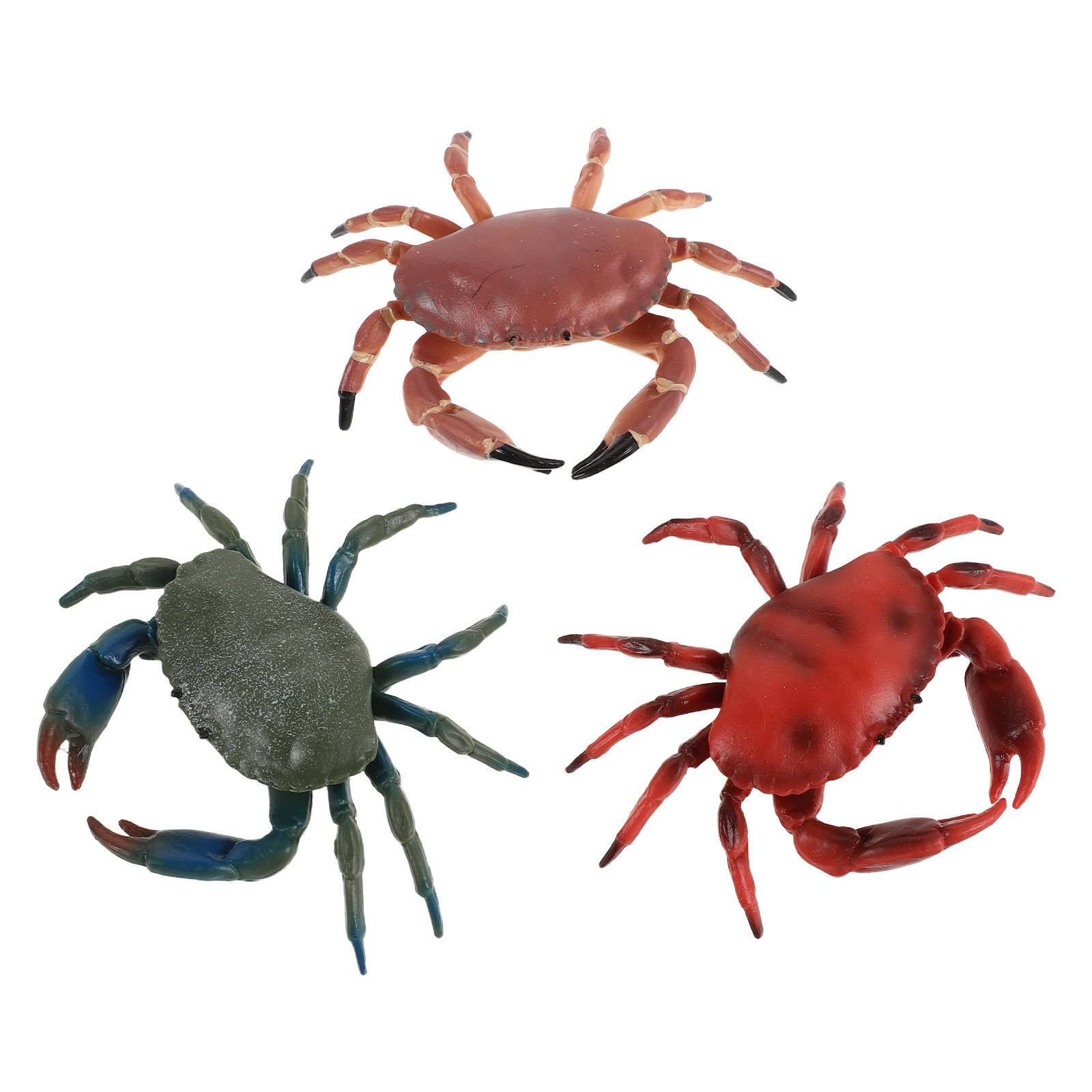 3Pcs Realistic Plastic Crab Fi - Marine Aquarium Home reseña y precio