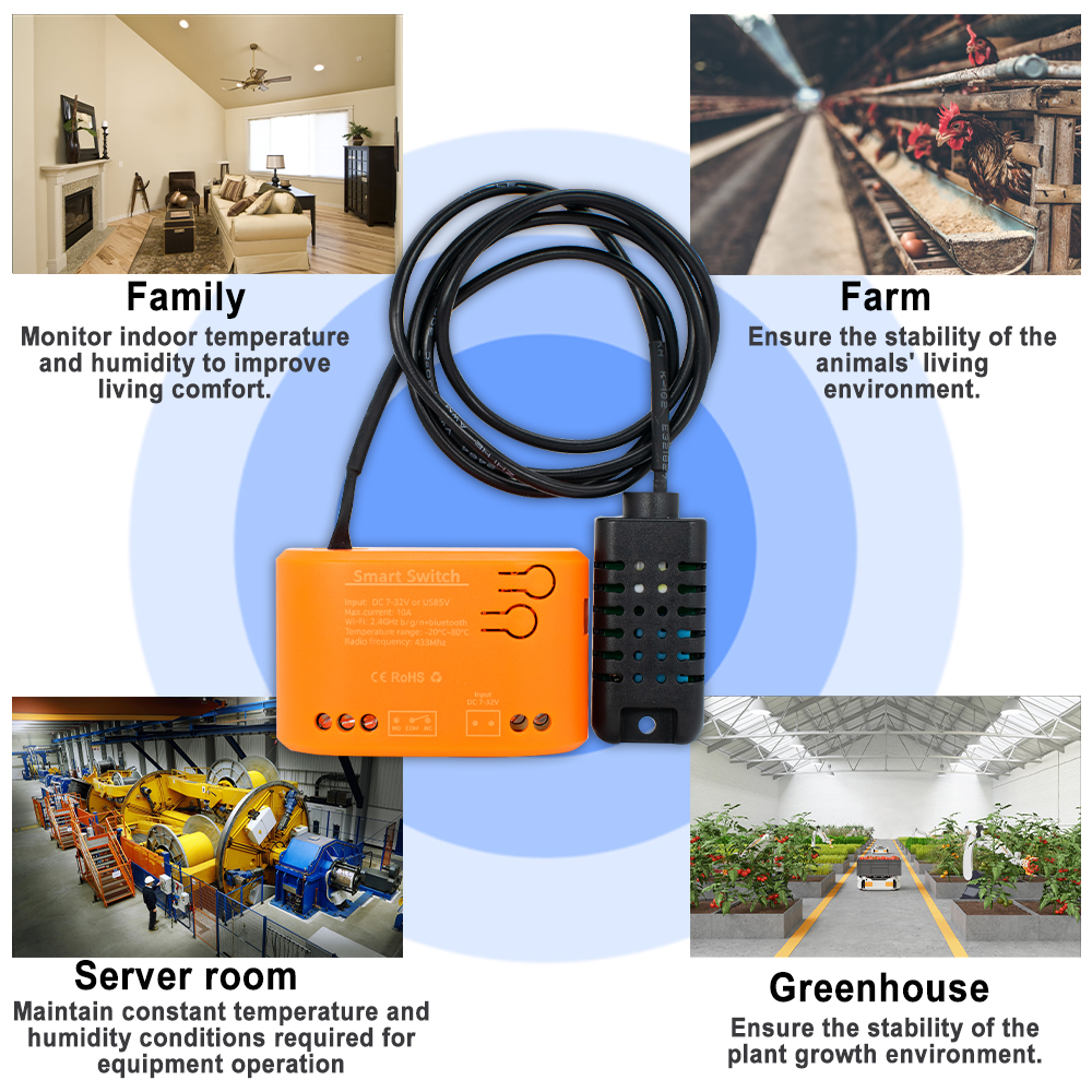 Tuya WiFi Temperature Humidity - Aquarium Marine Plants reseña y precio