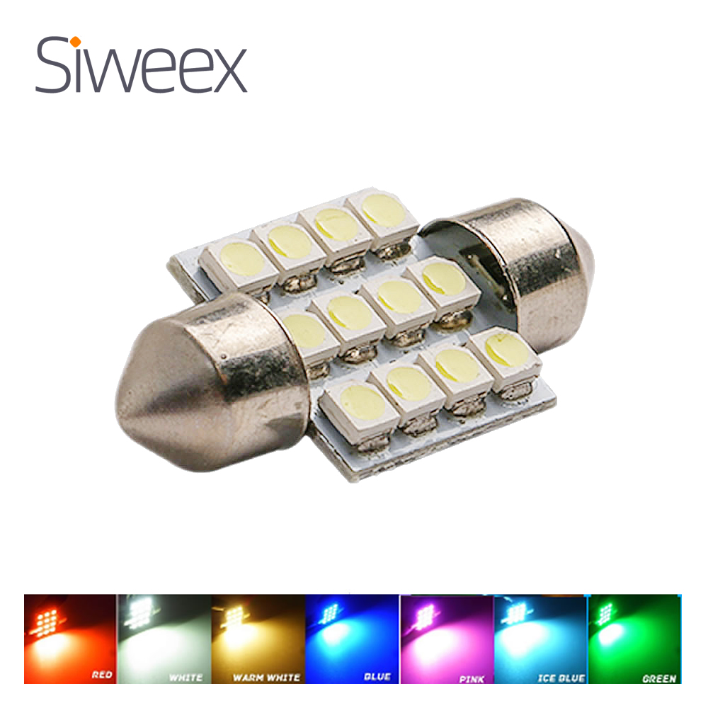 31mm 3528 1210 SMD 12 LED Car  - Actinic Blue Led reseña y precio