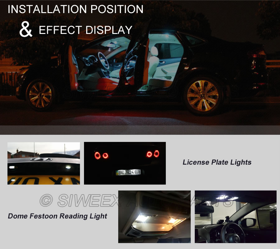 31mm 3528 1210 SMD 12 LED Car  - Actinic Blue Led reseña y precio