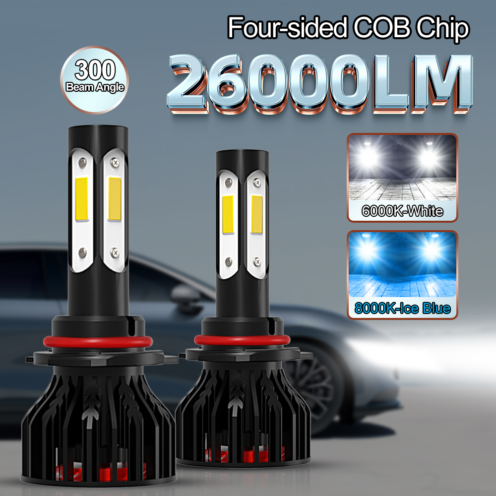 2pcs New 4 Sides 9005/HB3 9006 - Actinic Blue Led reseña y precio