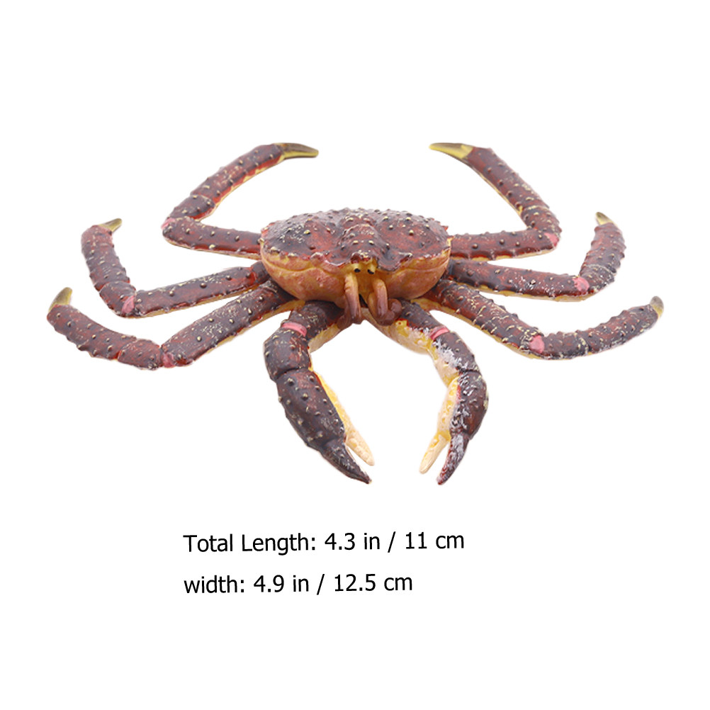 1Pcs Realistic Crab Sculpture  - Marine Aquarium Home reseña y precio