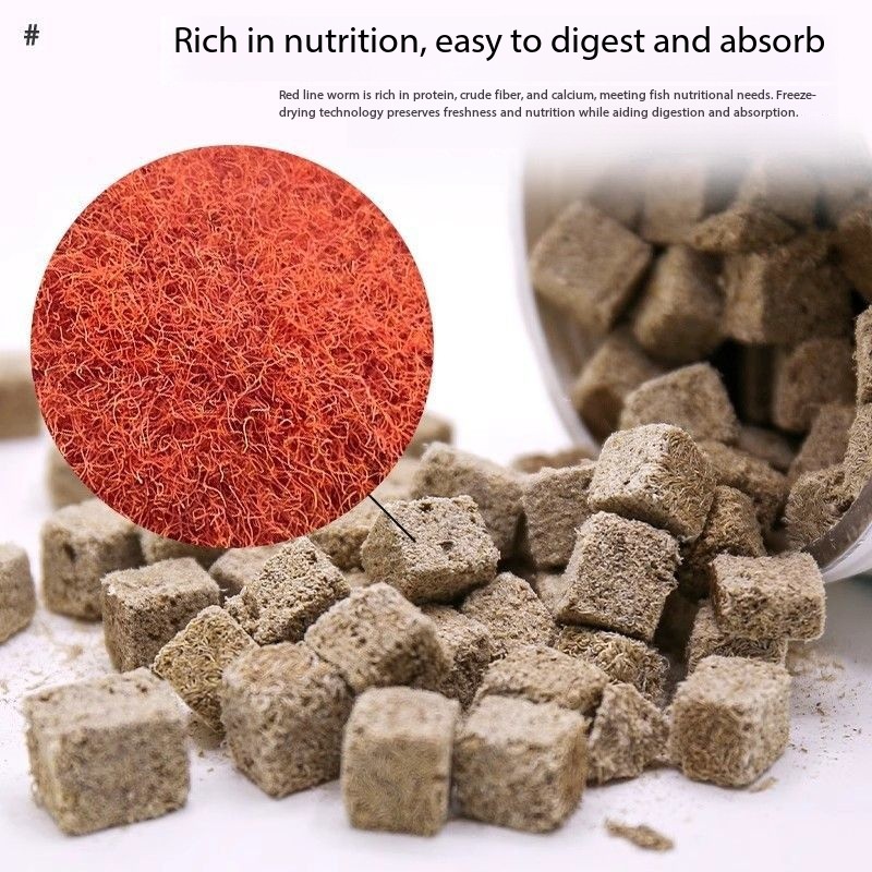 Natural Freeze Dried Bloodworm - Marine Aquarium Worms reseña y precio