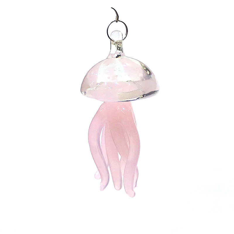 Pink Jellyfish Glass Pendant C - Marine Aquarium Home reseña y precio