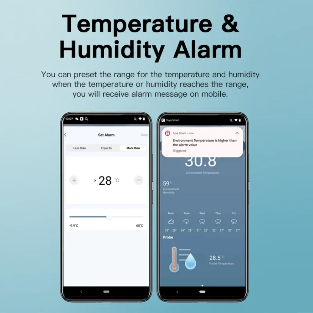 Tuya WiFi Temperature Humidity - Aquarium Marine Plants reseña y precio