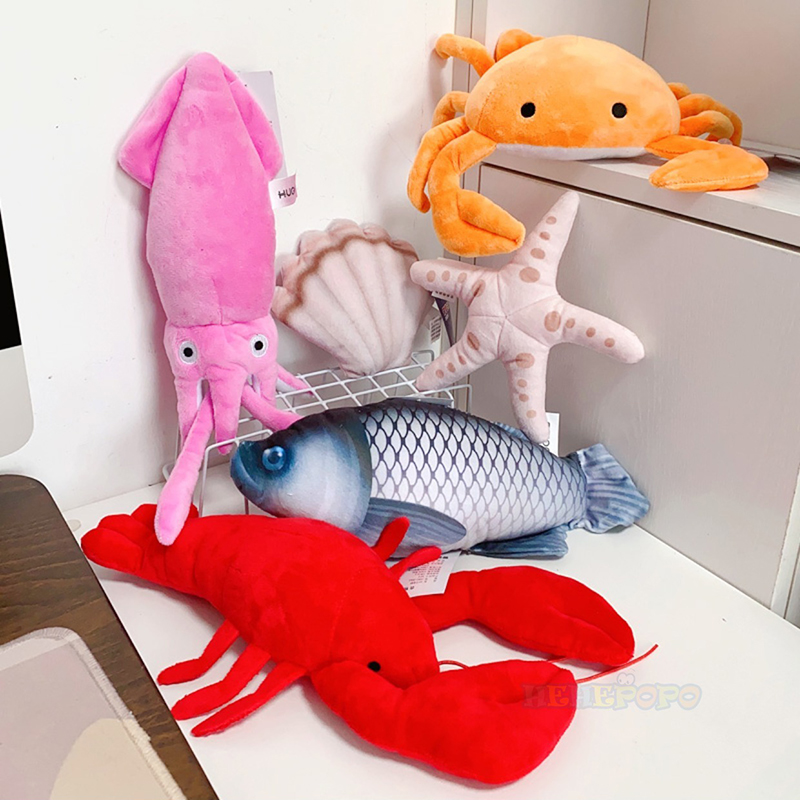 Simulation Lobster Stuffed Ani - Aquarium Marine Park reseña y precio