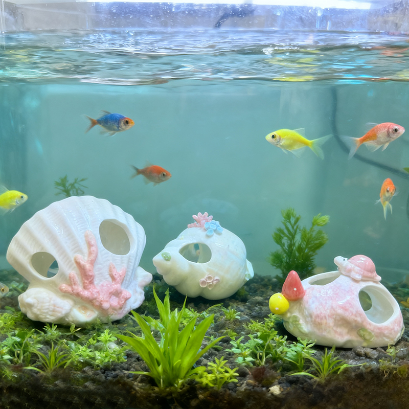 Ceramic marine ornaments, liqu - Marine Aquarium Home reseña y precio